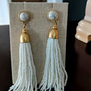 Stella & Dot tassel earrings